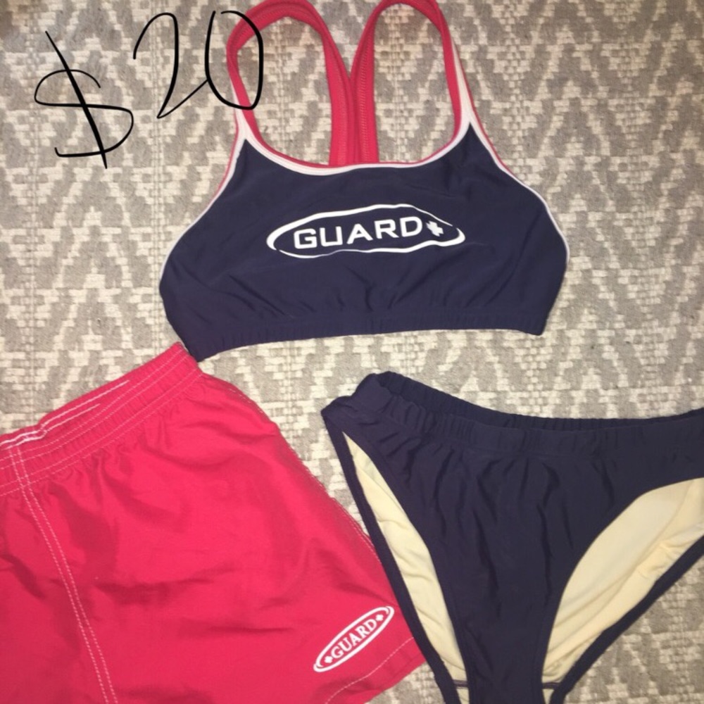 Life guard swimmy and shorts bundle